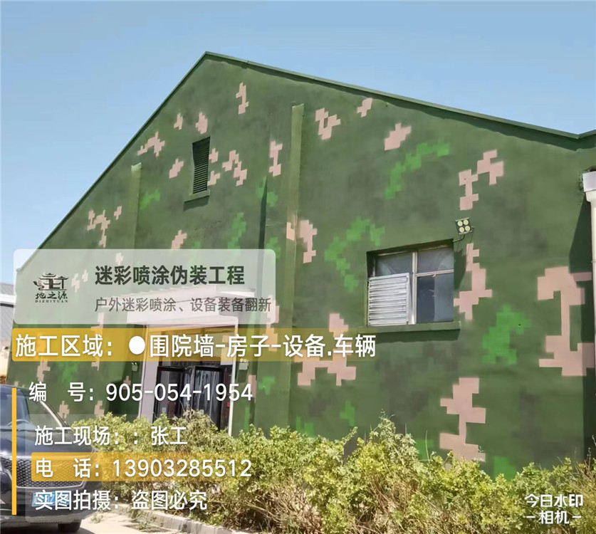 林芝外墙数码迷彩漆施工报价清单（100㎡标准墙面测算）